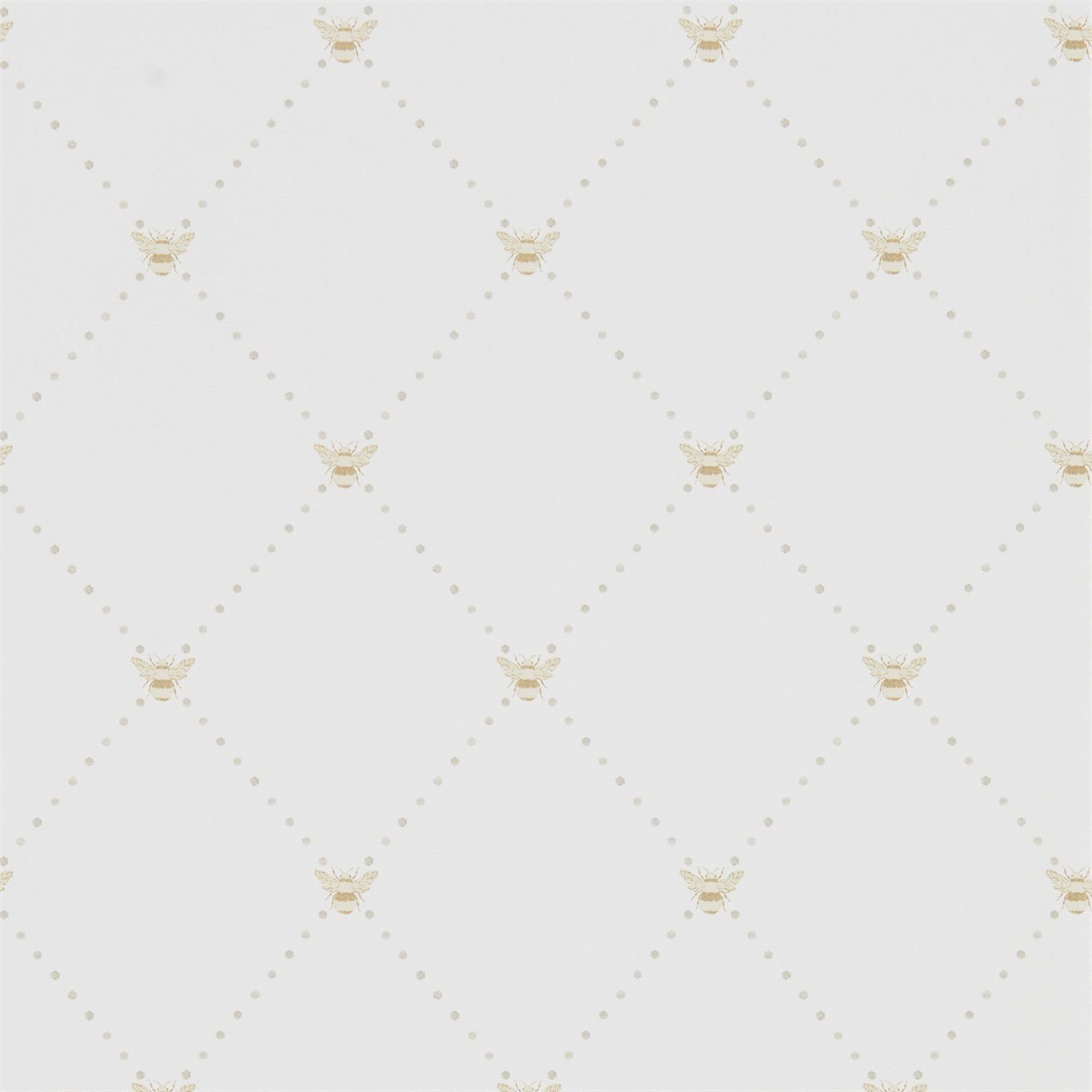 Nectar Wallpaper - Linen/Honey - Sanderson - DHPO216358