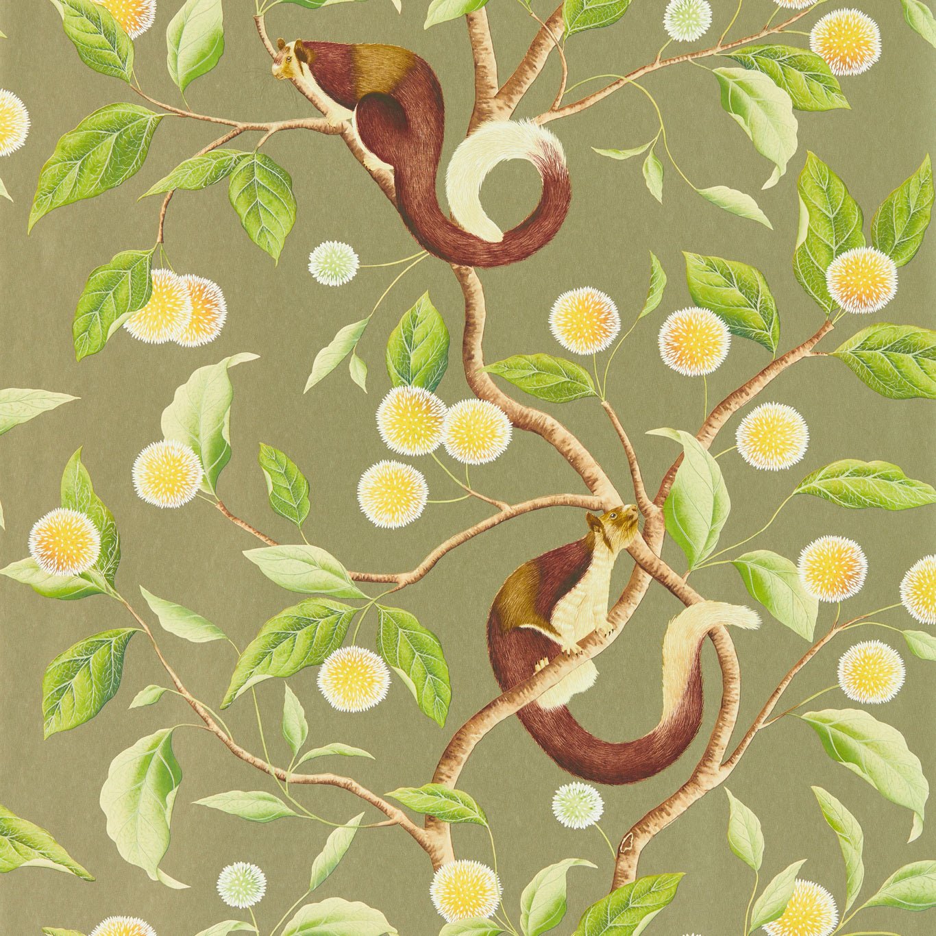 Nellie Wallpaper - Gilver/Meadow - Harlequin - HDHW112904 - Morris Wallpaper