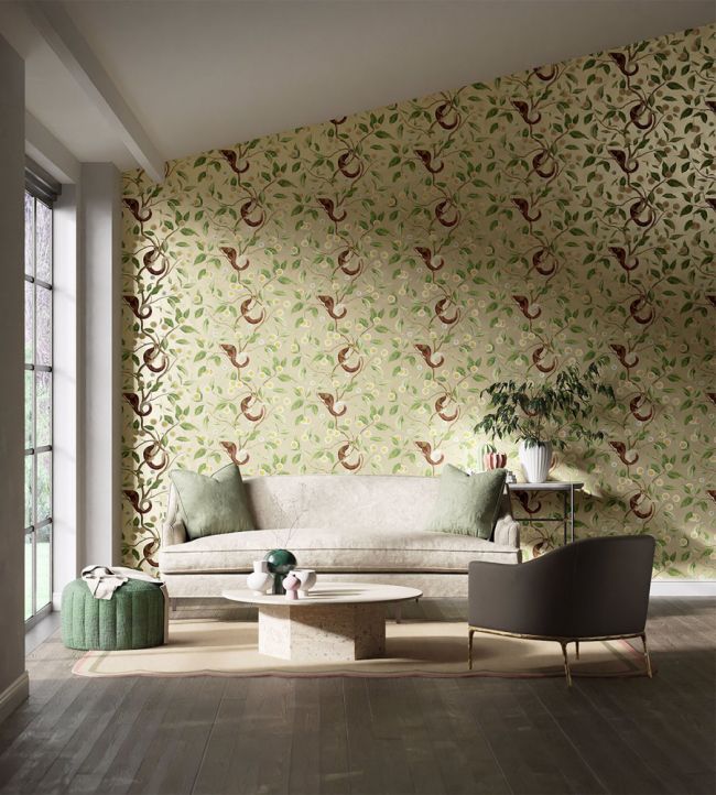 Nellie Wallpaper - Gilver/Meadow - HDHW112904 - Harlequin - Morris Wallpaper