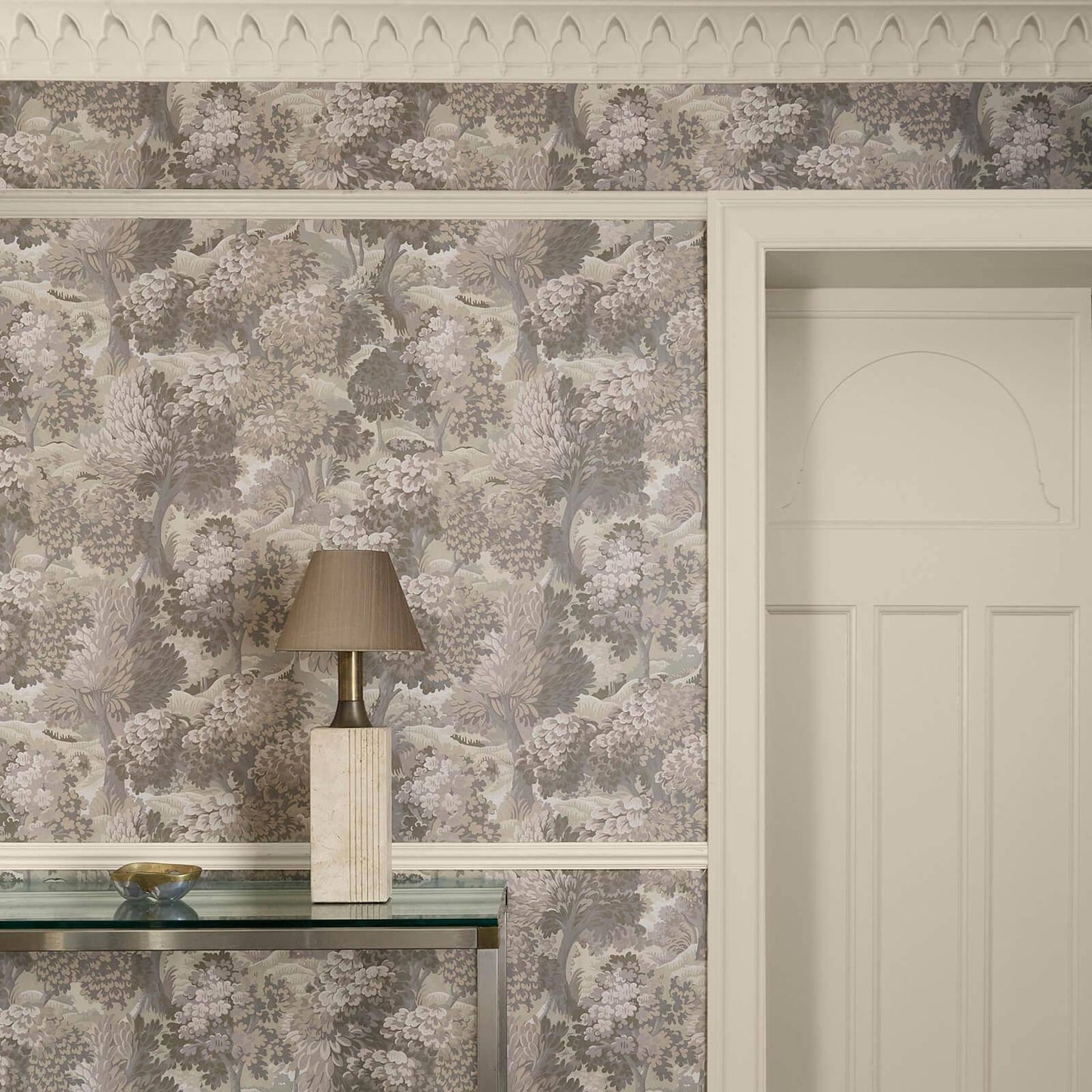 Nemor Wallpaper - Clay - House of Hackney -  1-WA-NMR-DI-TRA-XXX - Morris Wallpaper