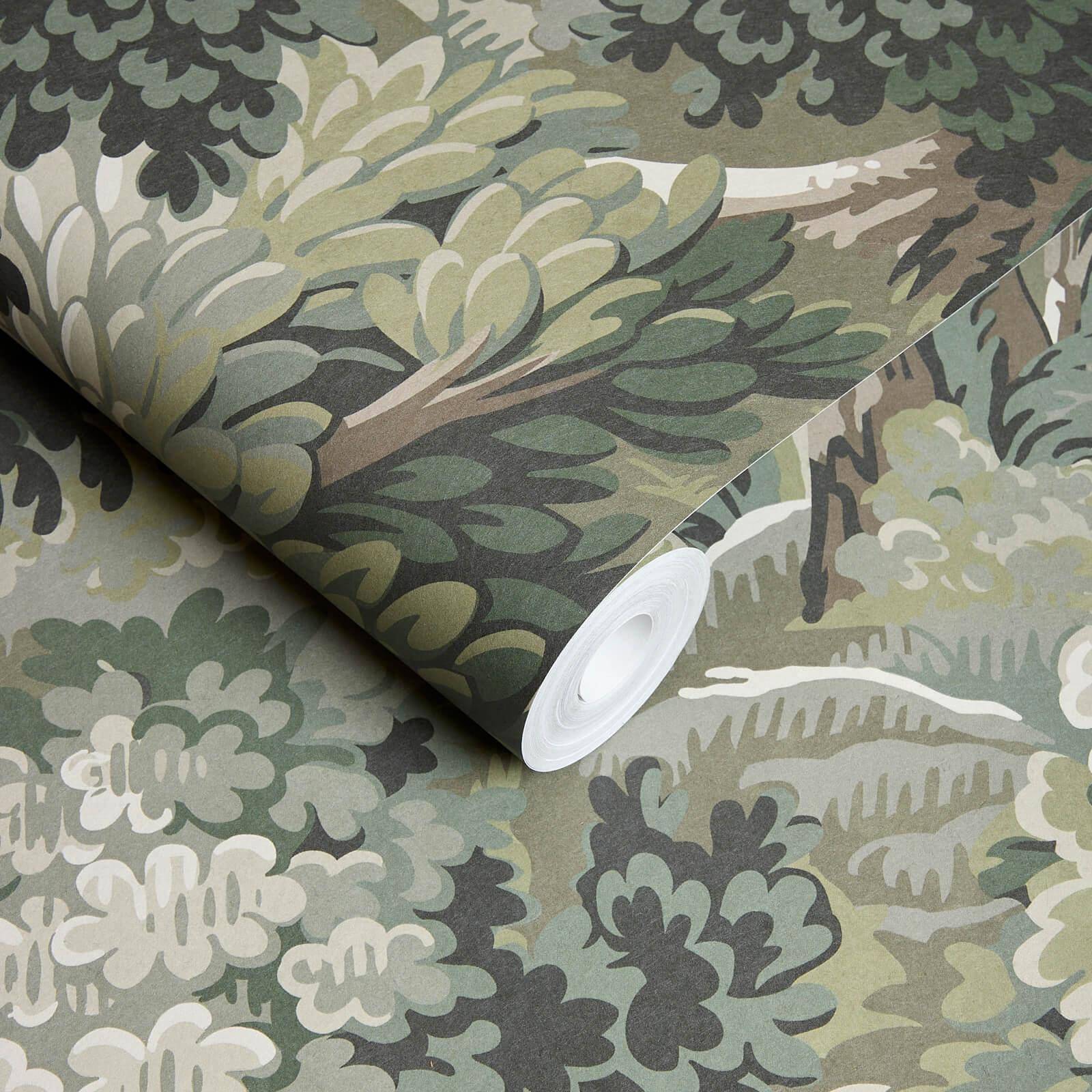 Nemor Wallpaper - Verde - House of Hackney - 1-WA-NMR-DI-VER-XXX - Morris Wallpaper