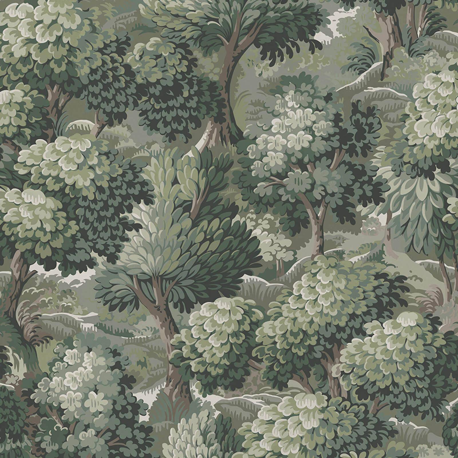 Nemor Wallpaper - Verde - House of Hackney - 1-WA-NMR-DI-VER-XXX - Morris Wallpaper