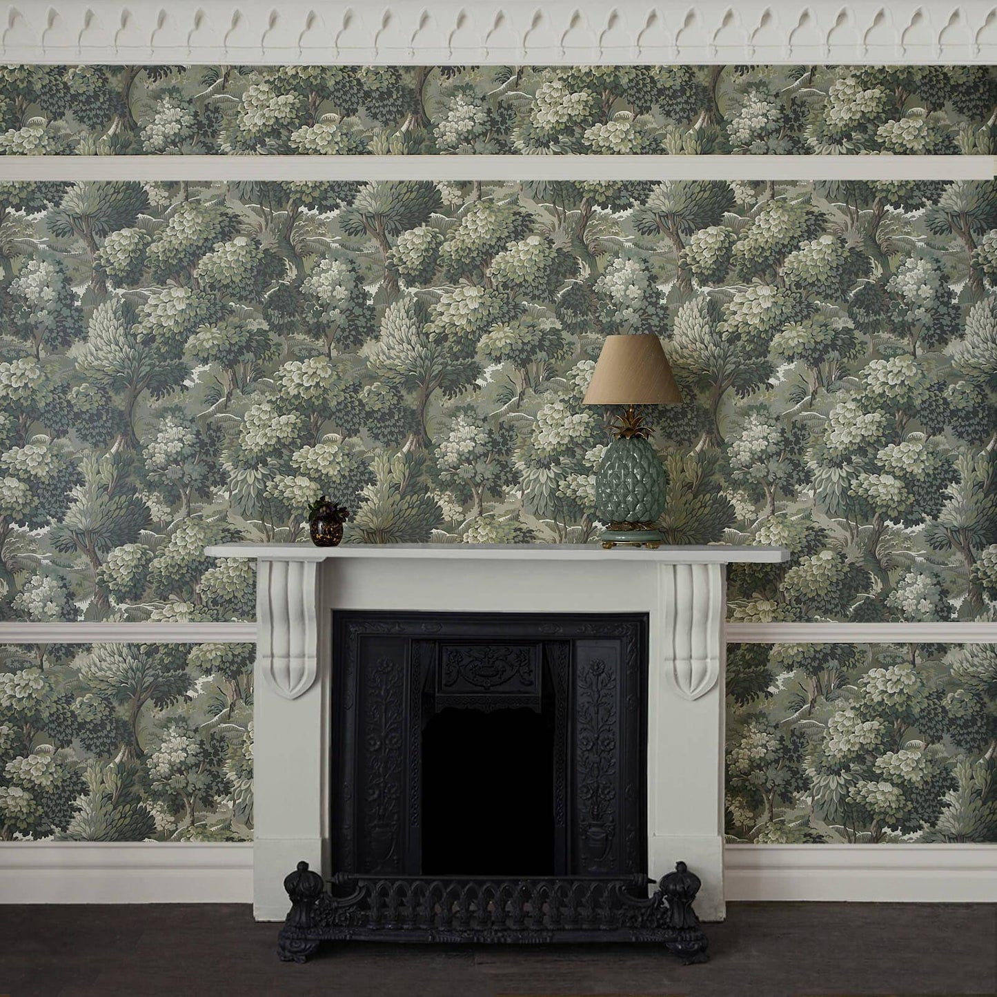 Nemor Wallpaper - Verde - House of Hackney - 1-WA-NMR-DI-VER-XXX - Morris Wallpaper