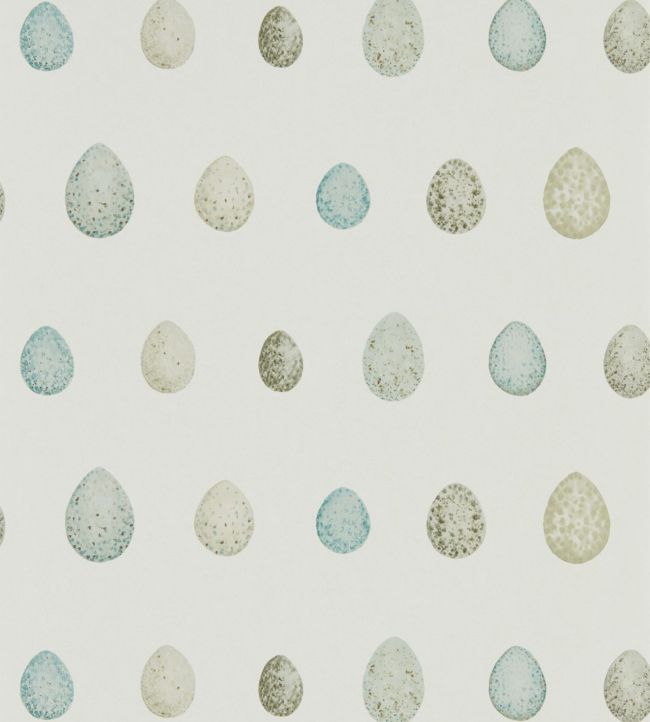 Nest Egg Wallpaper - Eggshell/Ivory - DEBB216502 - Sanderson - Morris Wallpaper