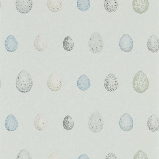 Nest Egg Wallpaper - Marine Aqua - DEBB216504