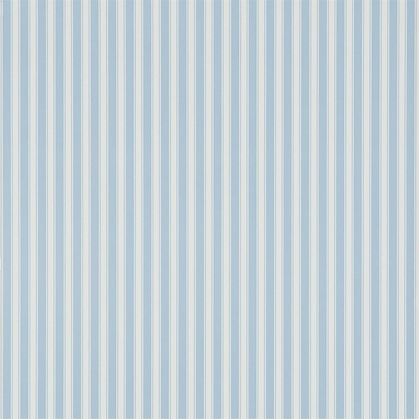 New Tiger Stripe Wallpaper - Blue/Ivory - DCAVTP106 - Sanderson - One Sixty - Morris Wallpaper