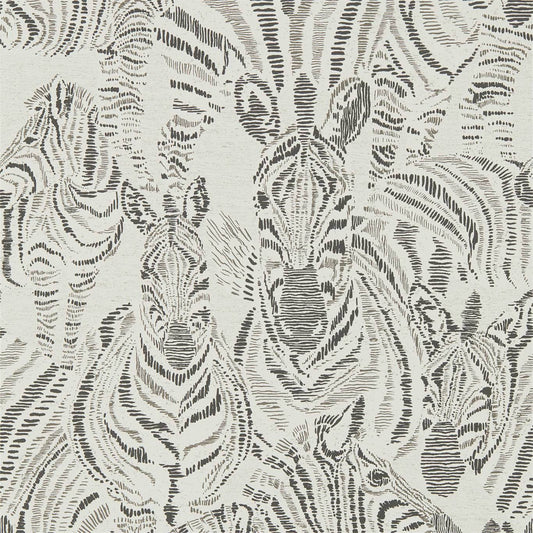 Nirmala Wallpaper - Chalk/Ebony - Harlequin - HMIW112257 - Morris Wallpaper