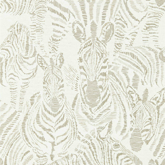 Nirmala Wallpaper - Gilver/Oyster - Harlequin - HMIW112240 - Morris Wallpaper