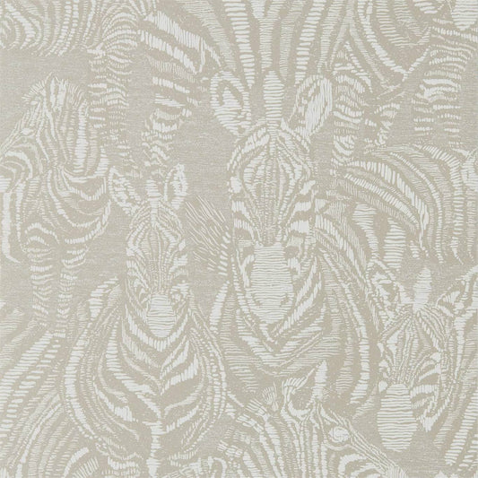 Nirmala Wallpaper - Platinum/Chalk - Harlequin - HMIW112241 - Morris Wallpaper