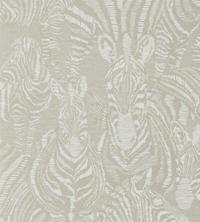 Nirmala Wallpaper - Platinum/Chalk - HMIW112241 - Harlequin - Morris Wallpaper