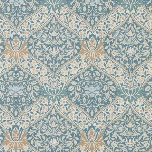Norbury Wallpaper - Woad/Linen - Morris & Co - 217592 - Morris Wallpaper