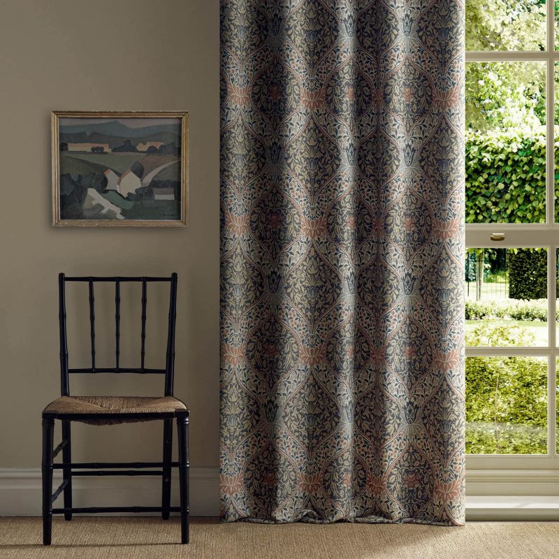 Norbury Weave Fabric - Tobacco/Russet - Morris & Co - 237653 - Morris Wallpaper