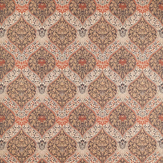 Norbury Weave Fabric - Tobacco/Russet - Morris & Co - 237653 - Morris Wallpaper