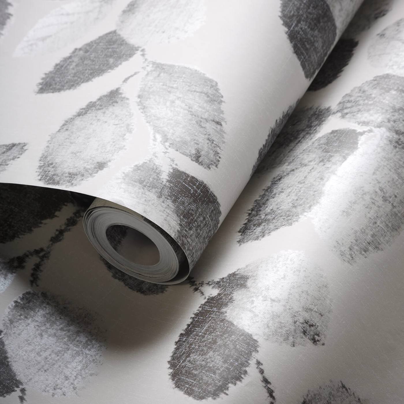 Northia Wallpaper - Charcoal - Clarke & Clarke - W0159/01 - Morris Wallpaper