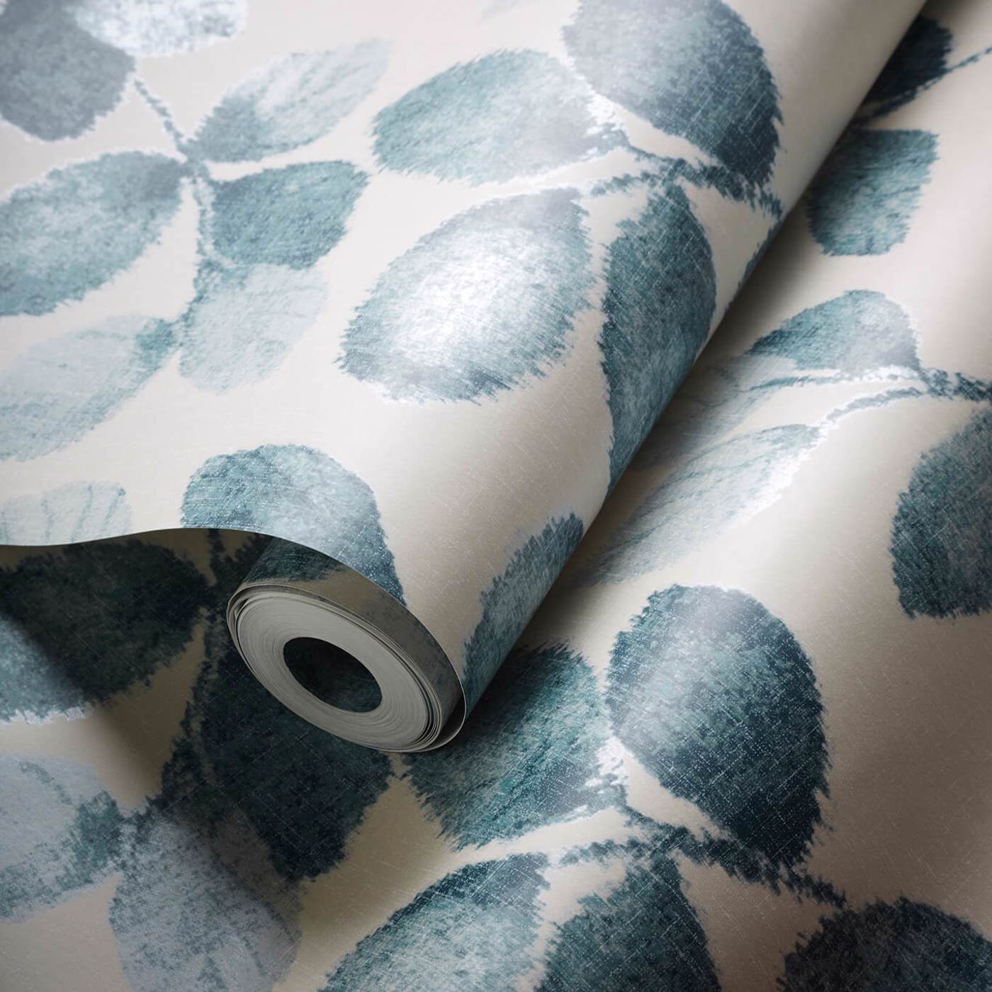 Northia Wallpaper - Denim/Linen - Clarke & Clarke - W0159/02 - Morris Wallpaper