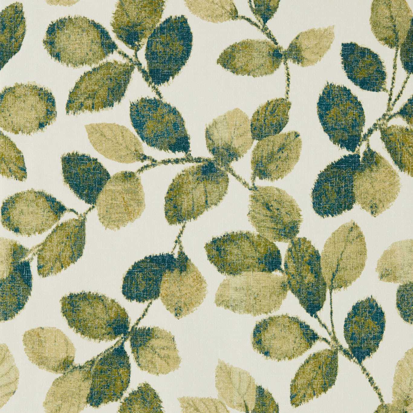 Northia Wallpaper - Olive/Peacock - Clarke & Clarke - W0159/03 - Morris Wallpaper