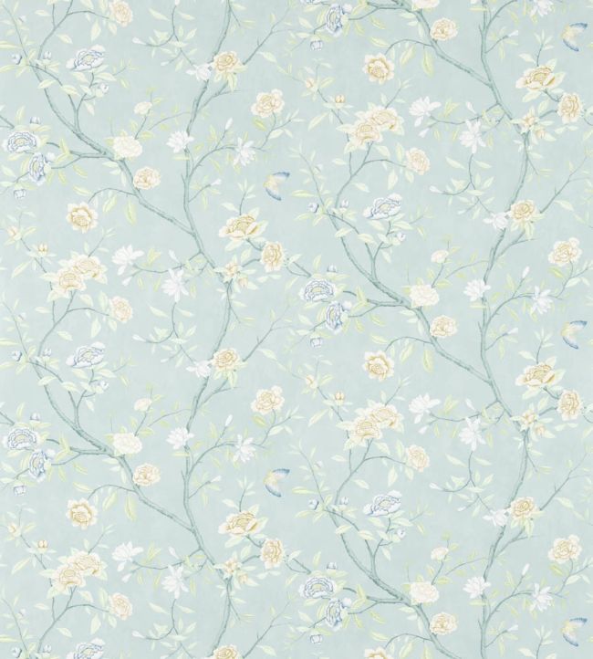 Nostell Priory Wallpaper - Blue/Ivory - ZWOO311419 - Zoffany - Morris Wallpaper