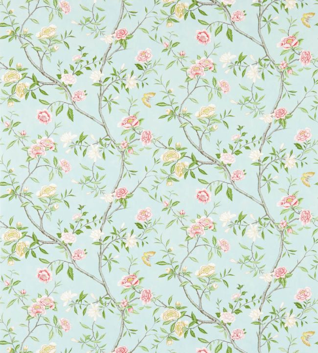 Nostell Priory Wallpaper - Sky/Pink - ZWOO311421 - Zoffany - Morris Wallpaper