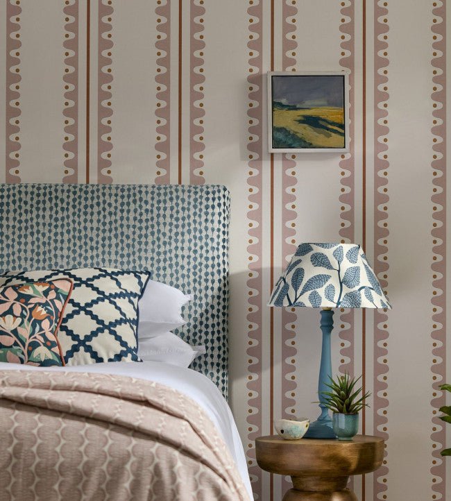 Oakham Wallpaper - Blush - Scion - NSCW113238 - Morris Wallpaper