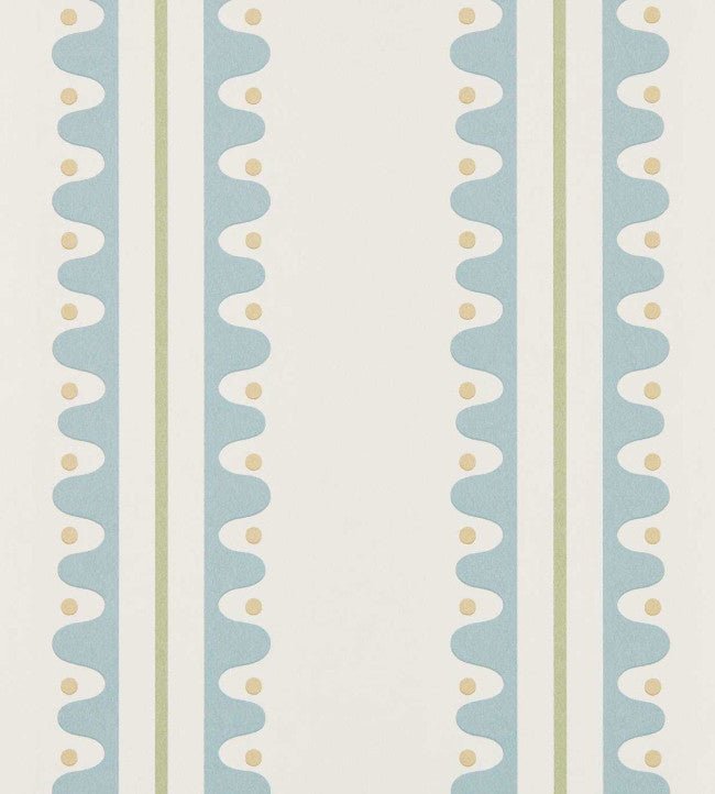 Oakham Wallpaper - Coast Blue - Scion - NSCW113239 - Morris Wallpaper