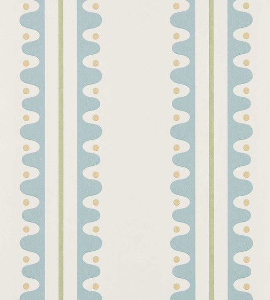 Oakham Wallpaper - Coast Blue - Scion - NSCW113239 - Morris Wallpaper