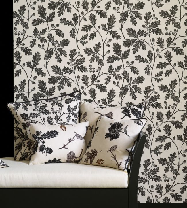 Oakwood Wallpaper - Neutral - DOPWOA101 - Sanderson - Morris Wallpaper