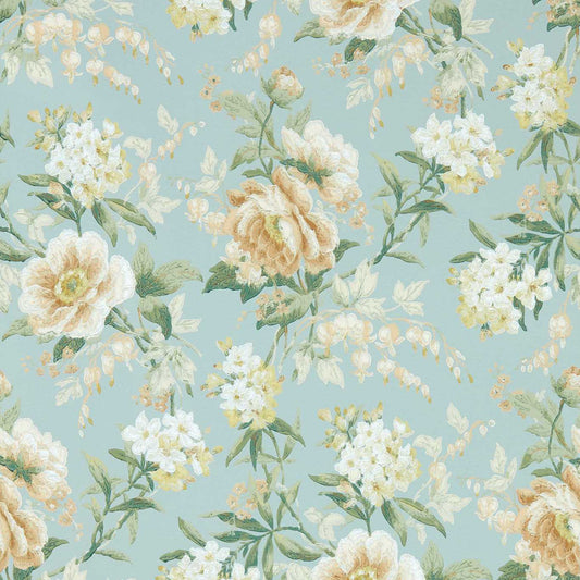 Olivia Wallpaper - Sky Mist/Tan - DOSW217039