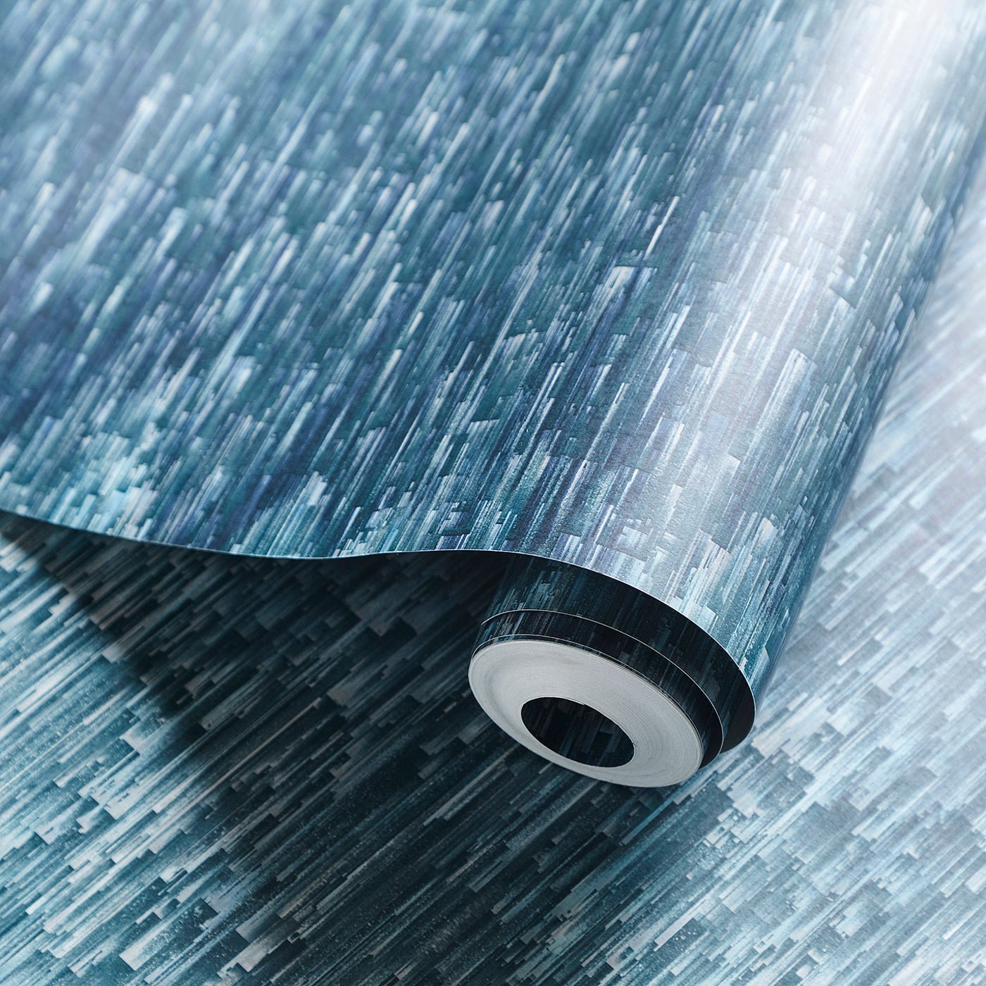 Ombre Wallpaper - Denim - Clarke & Clarke - W0153/01 - Morris Wallpaper