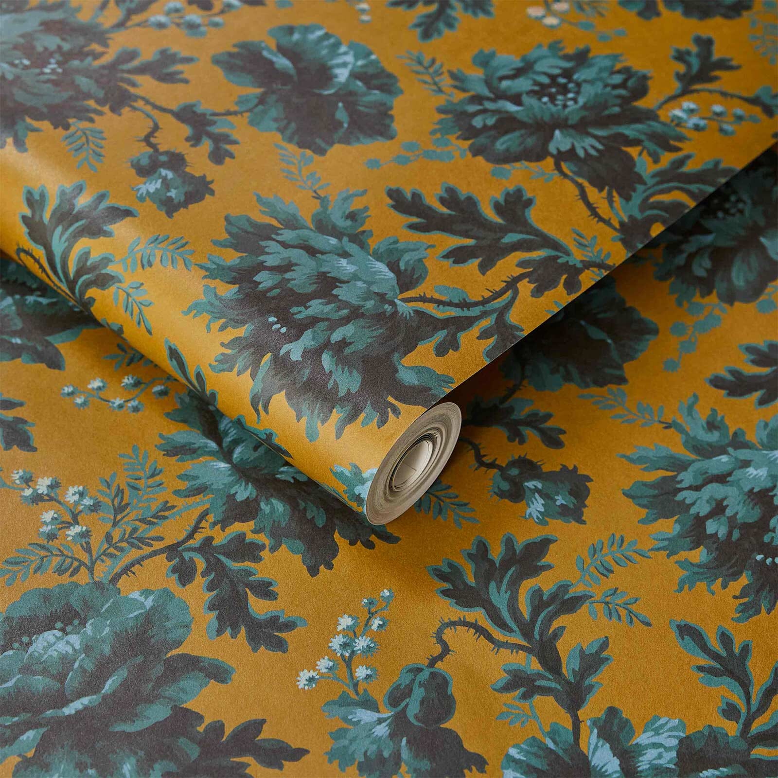 Opia Wallpaper - Bronze - House of Hackney - 1-WA-OPI-DI-BRZ-XXX - Morris Wallpaper