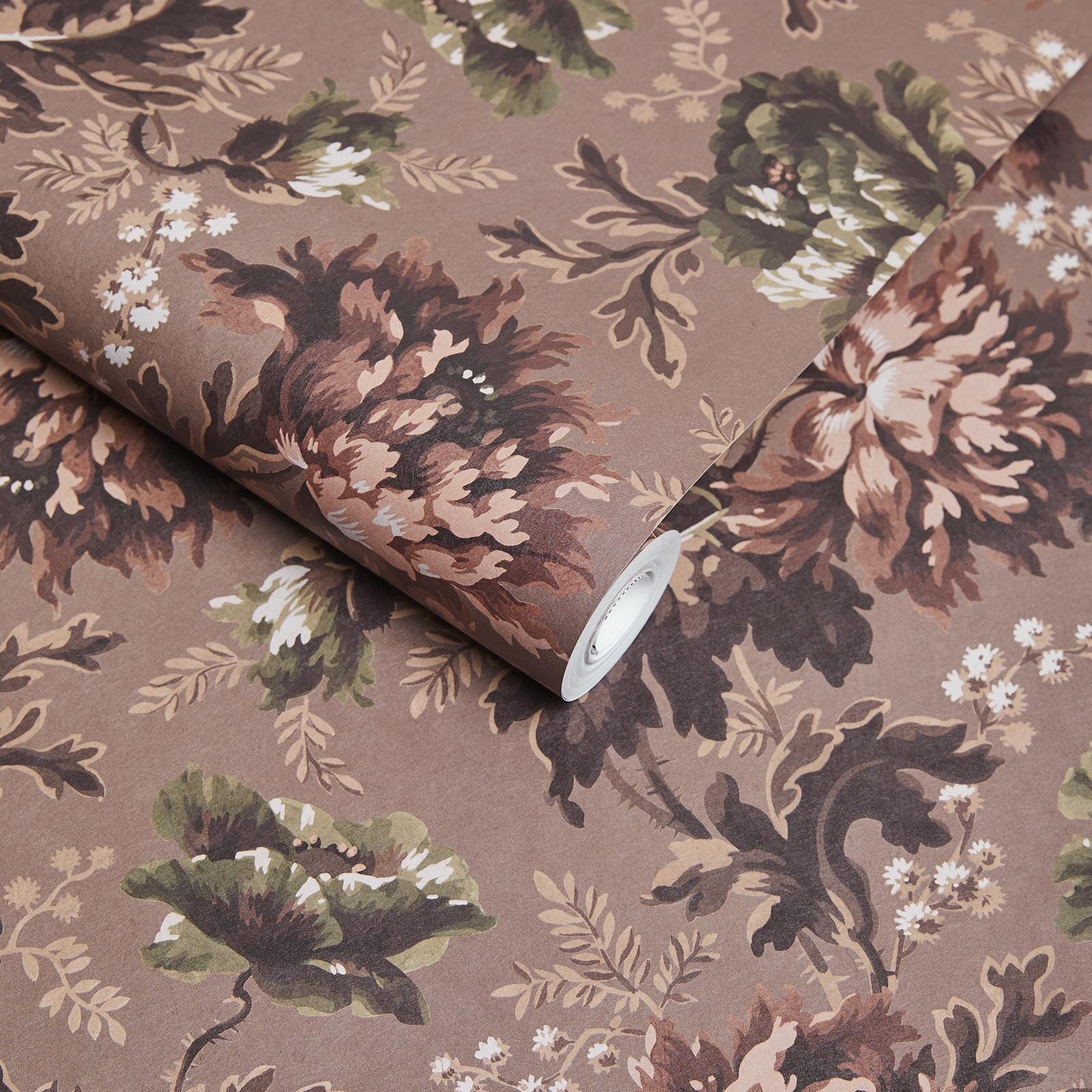 Opia Wallpaper - Old-Rose - House of Hackney - 1-WA-OPI-DI-OLR-XXX - Morris Wallpaper