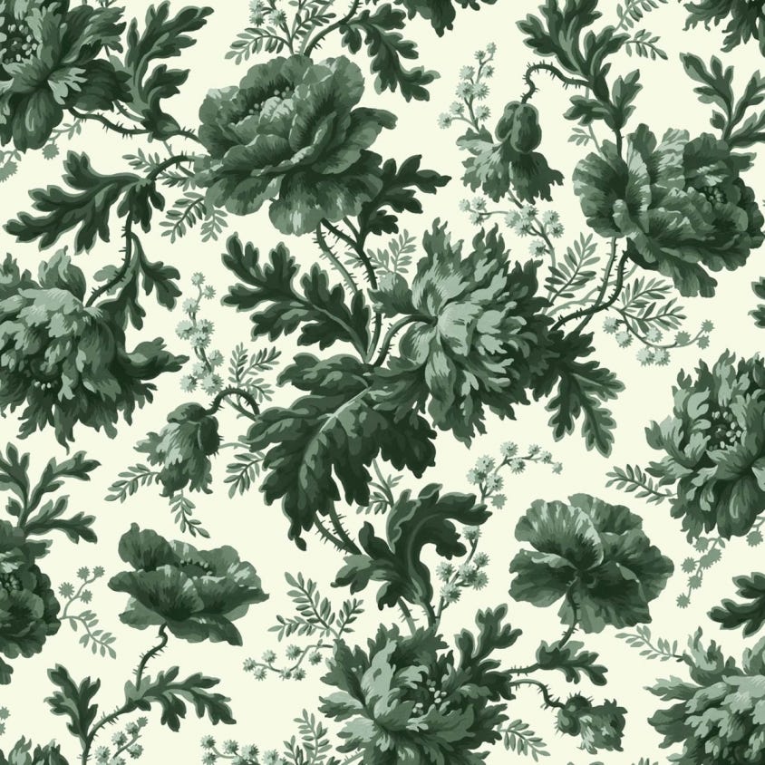 Opia Wallpaper - Opaline - House of Hackney - 1-WA-OPI-DI-OPA-XXX - Morris Wallpaper
