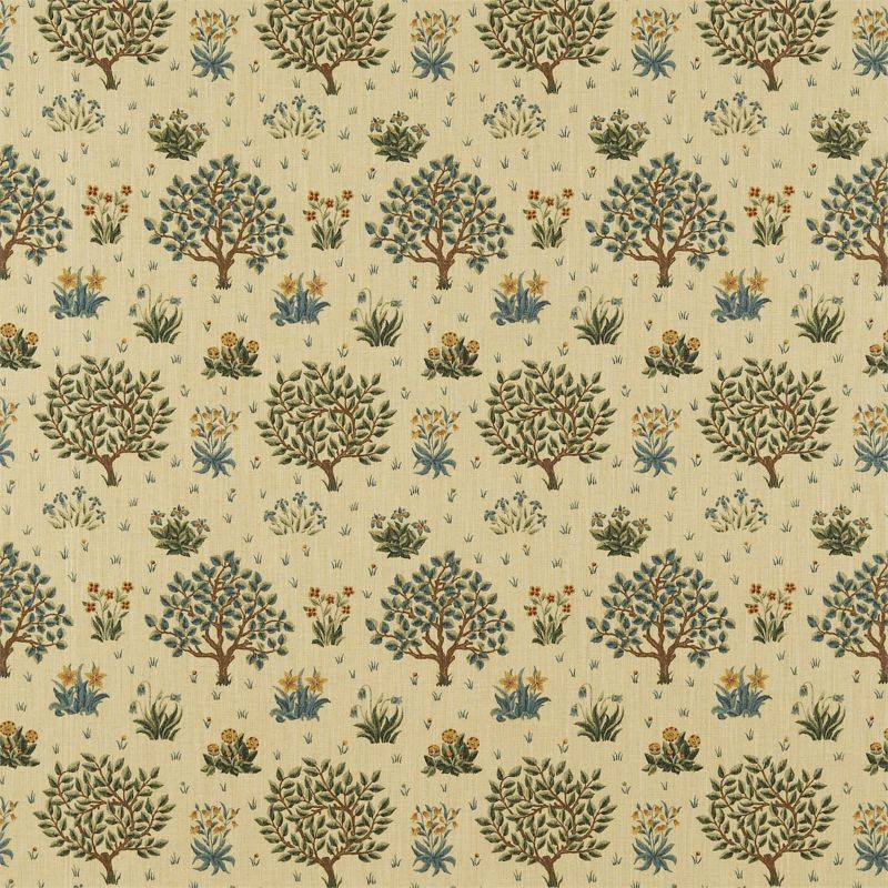 Orchard Fabric - Olive/Gold - Morris & Co - DCMF226706 - Premier Wallcovering