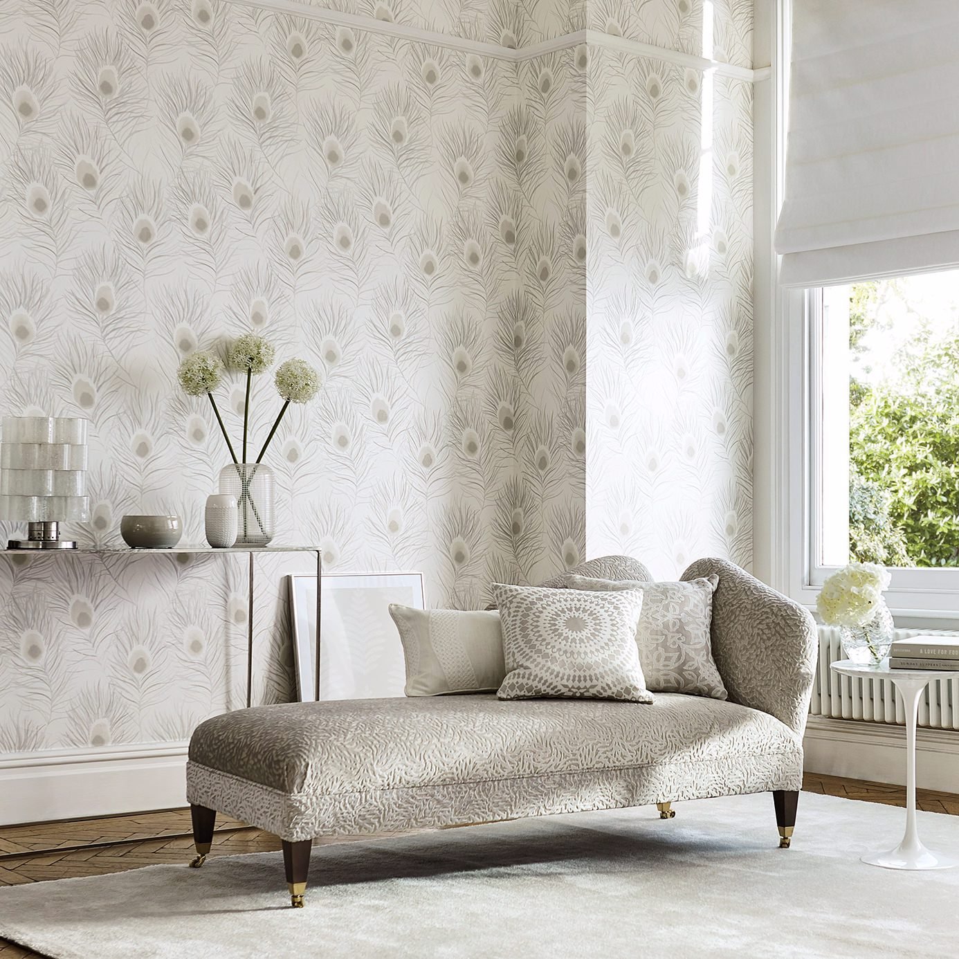 Orlena Wallpaper - Rosegold/Pearl - Harlequin - HPUT111878 - Morris Wallpaper