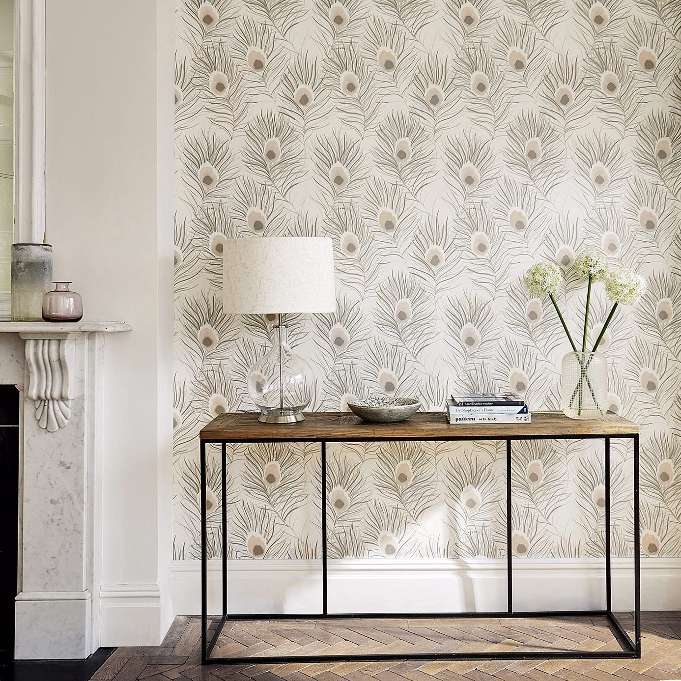 Orlena Wallpaper - Rosegold/Pearl - Harlequin - HPUT111878 - Morris Wallpaper