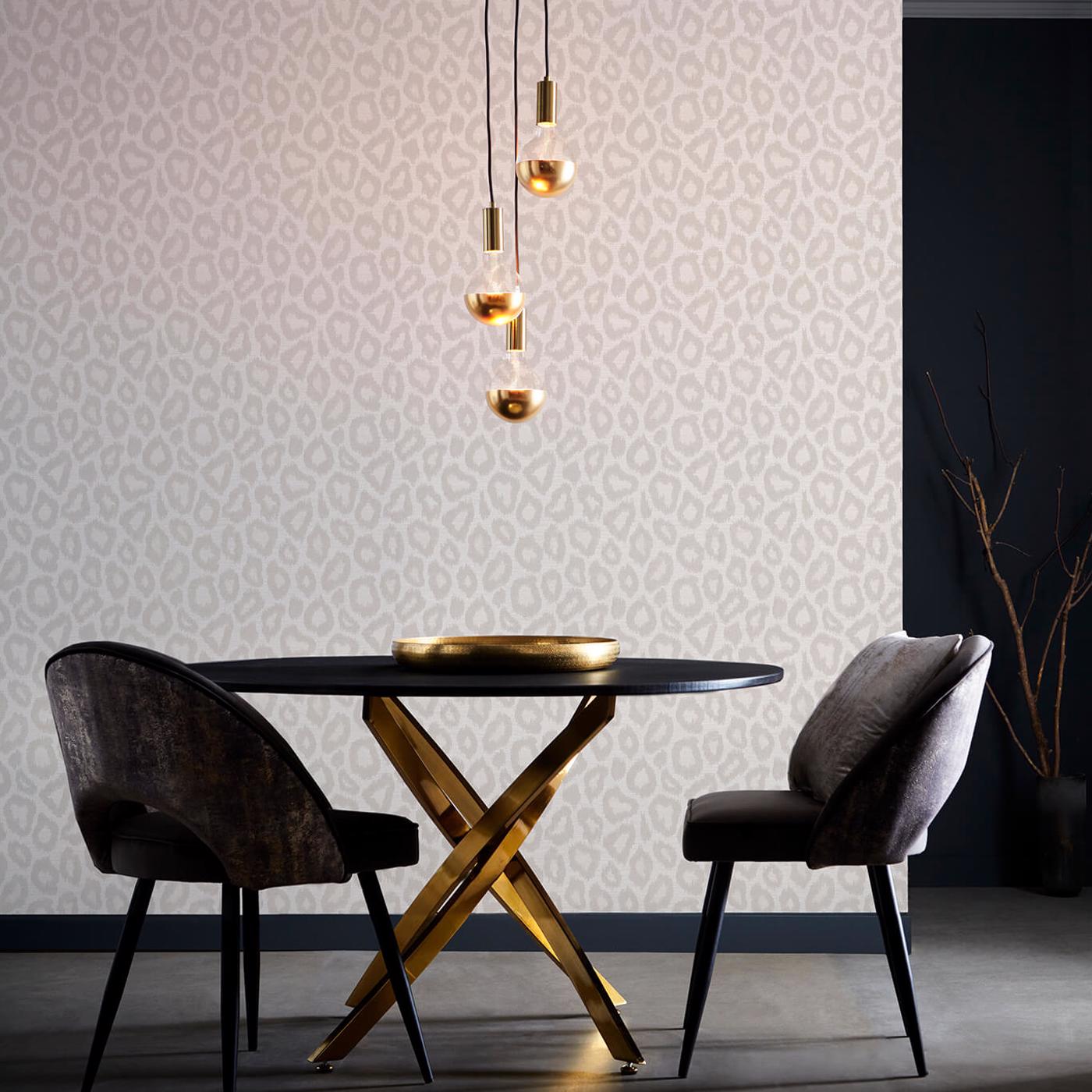 Ortega Wallpaper - Linen - Clarke & Clarke - W0229/02 - Morris Wallpaper