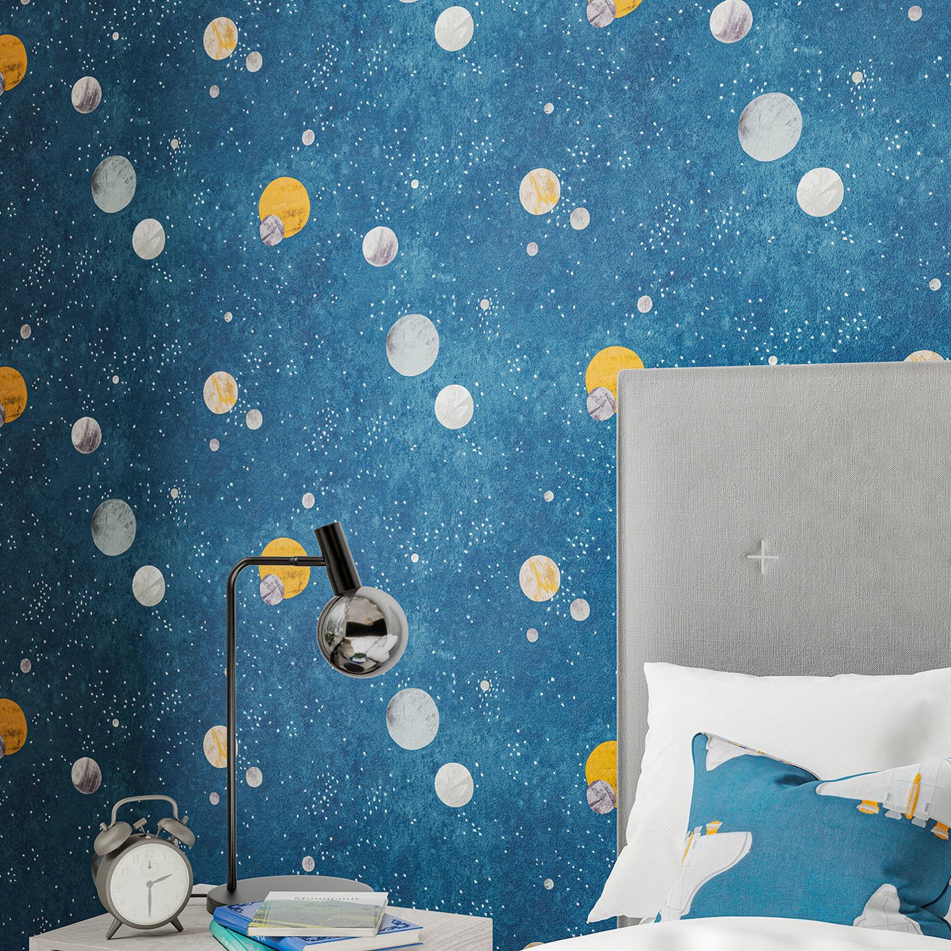 Out of This World Wallpaper - Solar - Harlequin - HLTF112642 - Morris Wallpaper