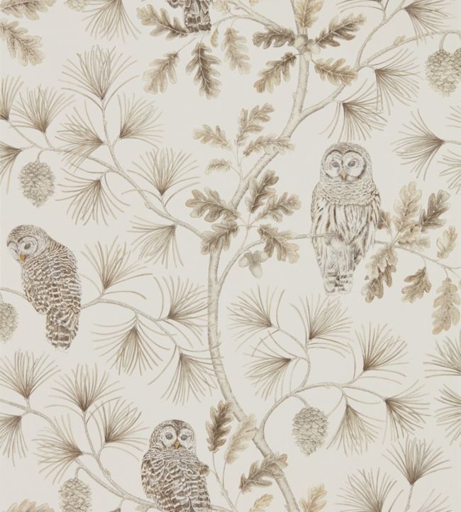 Owlswick Wallpaper - Linen - DYSI216598 - Sanderson - Morris Wallpaper