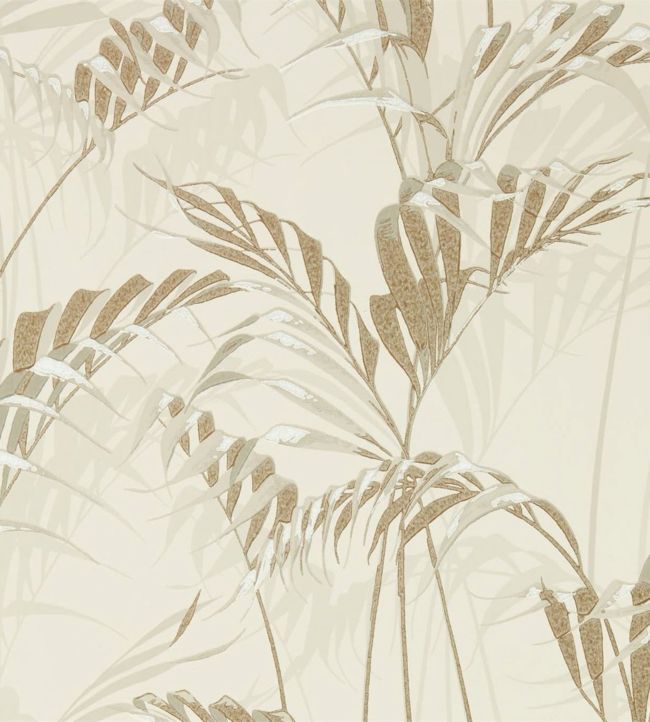 Palm House Wallpaper - Linen/Gilver - DGLW216644 - Sanderson - Morris Wallpaper