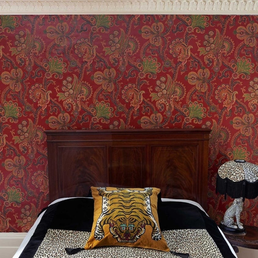 Palme Cashmir Wallpaper - Henna - House of Hackney - 1-WA-PAC-DI-HEN-XXX - Morris Wallpaper