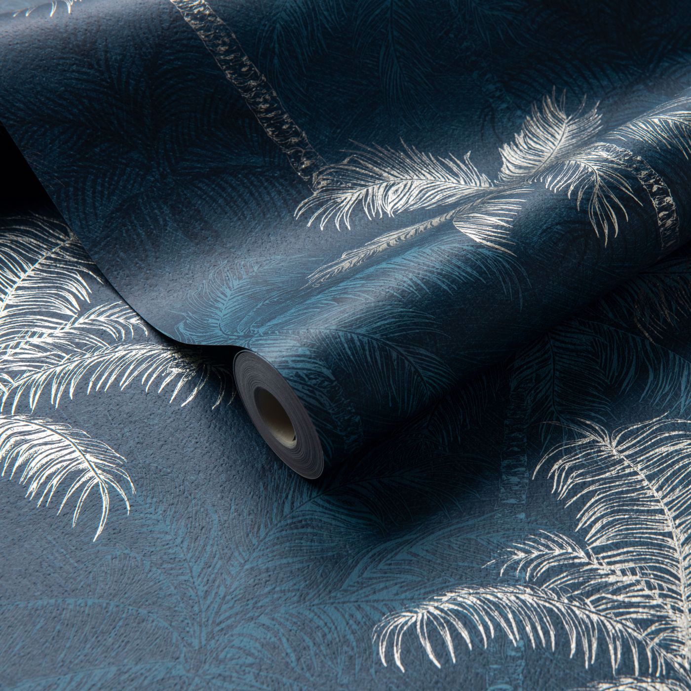 Palmyra Wallpaper - Midnight - Clarke & Clarke - W0189/02 - Morris Wallpaper