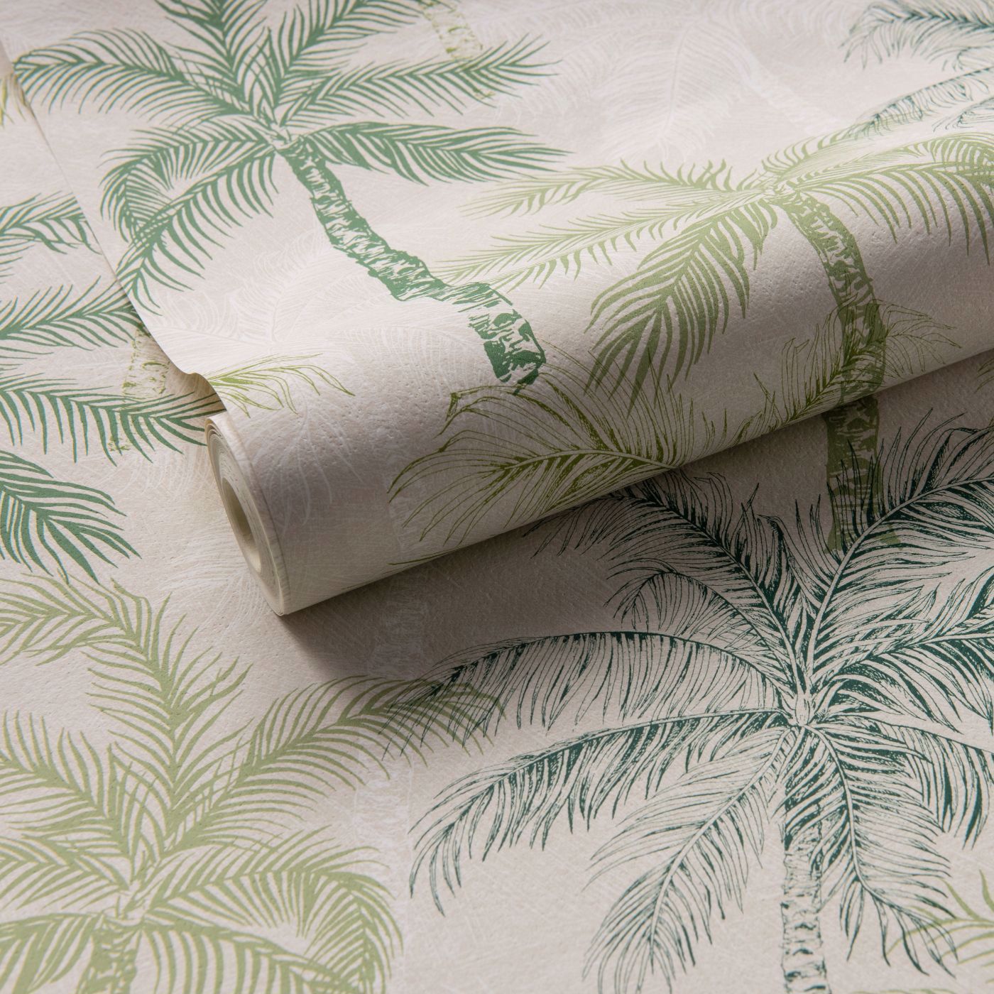 Palmyra Wallpaper - Palm - Clarke & Clarke - W0189/04 - Morris Wallpaper