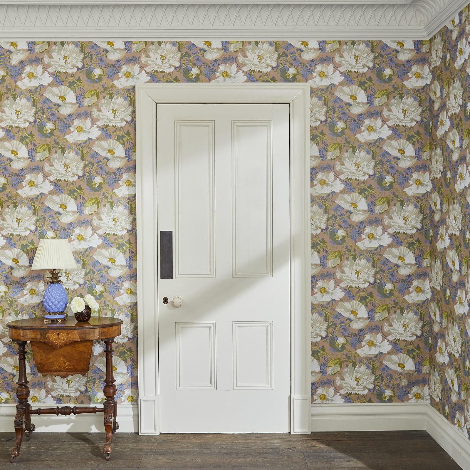 Papavera Wallpaper - Tourmaline - House of Hackney - 1-WA-PAV-DI-TOU-XXX - Morris Wallpaper
