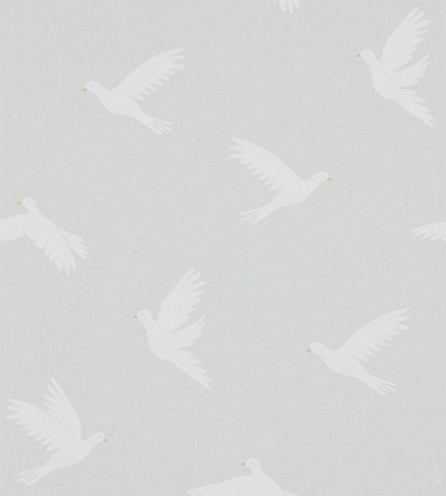 Paper Doves Wallpaper - Dove - DHPO216380 - Sanderson - Morris Wallpaper