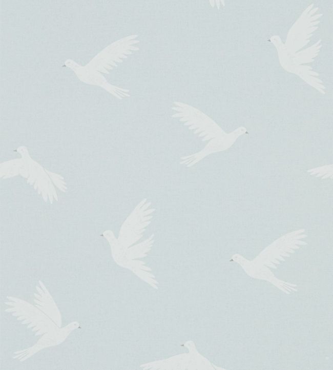 Paper Doves Wallpaper - Mineral - DHPO216379 - Sanderson - Morris Wallpaper