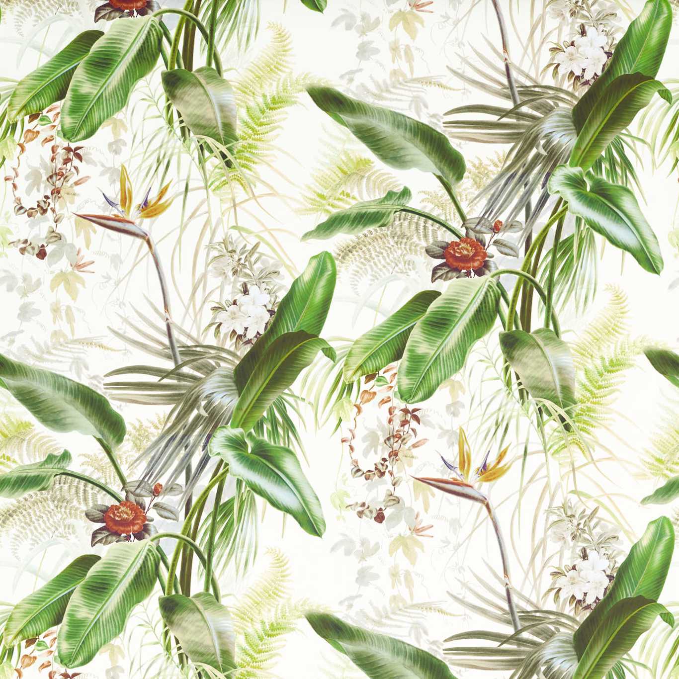 Paradise Row Wallpaper - Evergreen - ZHIW312989 - Zoffany - Morris Wallpaper