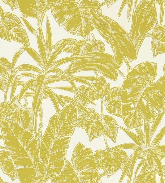 Parlour Palm Wallpaper - Citrus - NZAW112022 - Scion