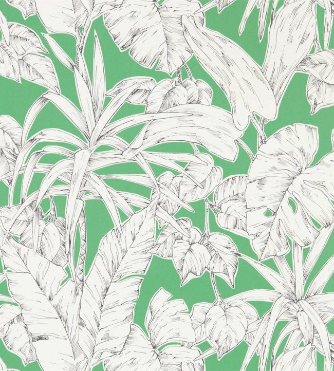 Parlour Palm Wallpaper - Gecko - 112024 - Scion - Morris Wallpaper