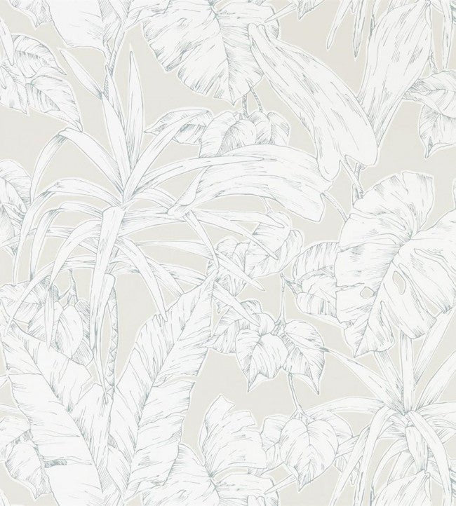 Parlour Palm Wallpaper - Raffia - 112026 - Scion - Morris Wallpaper