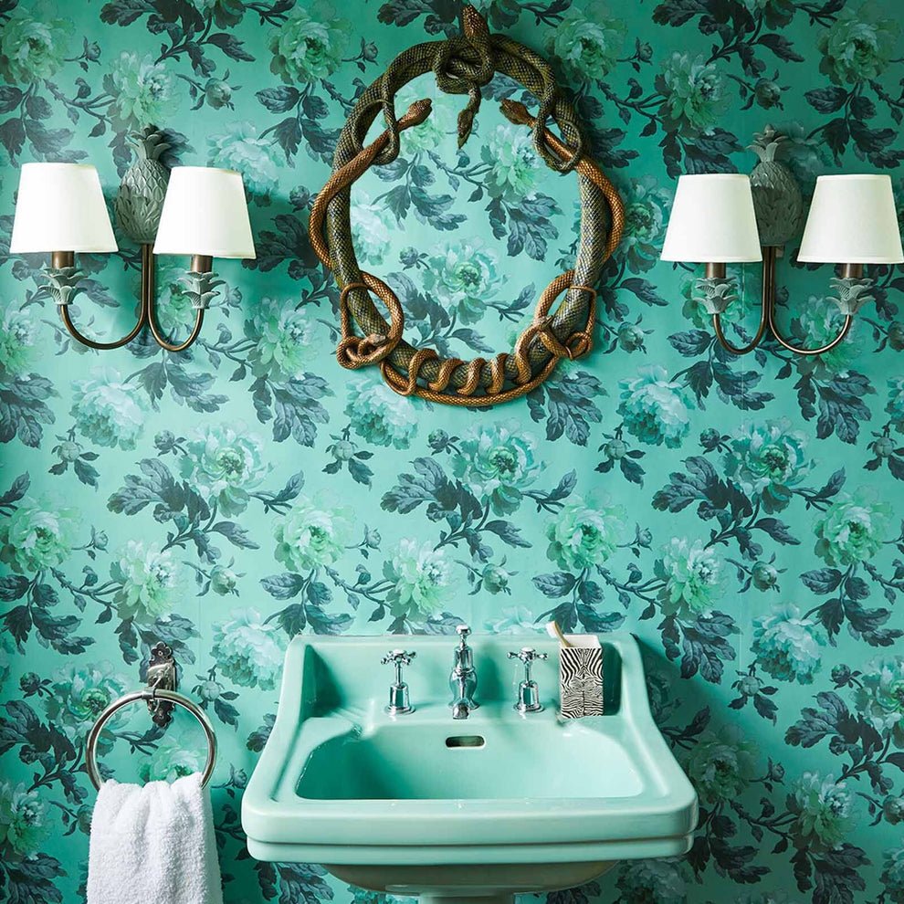 Peoneden Wallpaper - Absinthe - House of Hackney - 1-WA-PEO-DI-ABS-XXX - Morris Wallpaper