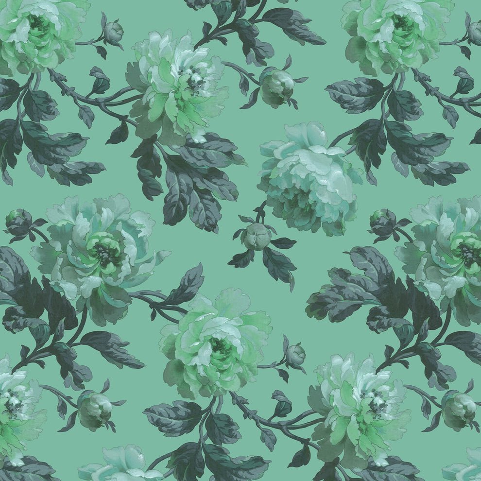 Peoneden Wallpaper - Absinthe - House of Hackney - 1-WA-PEO-DI-ABS-XXX - Morris Wallpaper